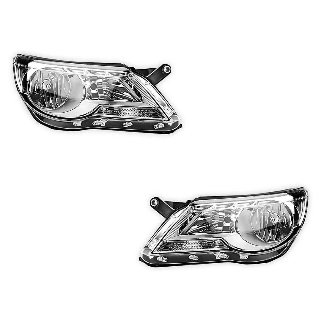 Volkswagen Tiguan 5N (2007 - 2011) OEM Style Headlights LH + RH - Image 2