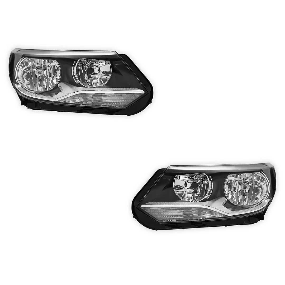 Volkswagen Tiguan 5N (2011 - 2016) OEM Style Headlights LH + RH - Image 2