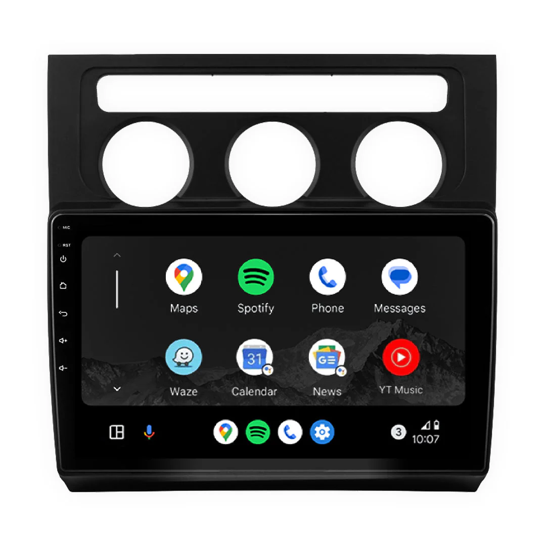 Volkswagen Touran 1T (2003 - 2014) 9" 13.3" Wireless Android 15 Head Unit for Apple CarPlay / Android Auto Black Trim - Image 2