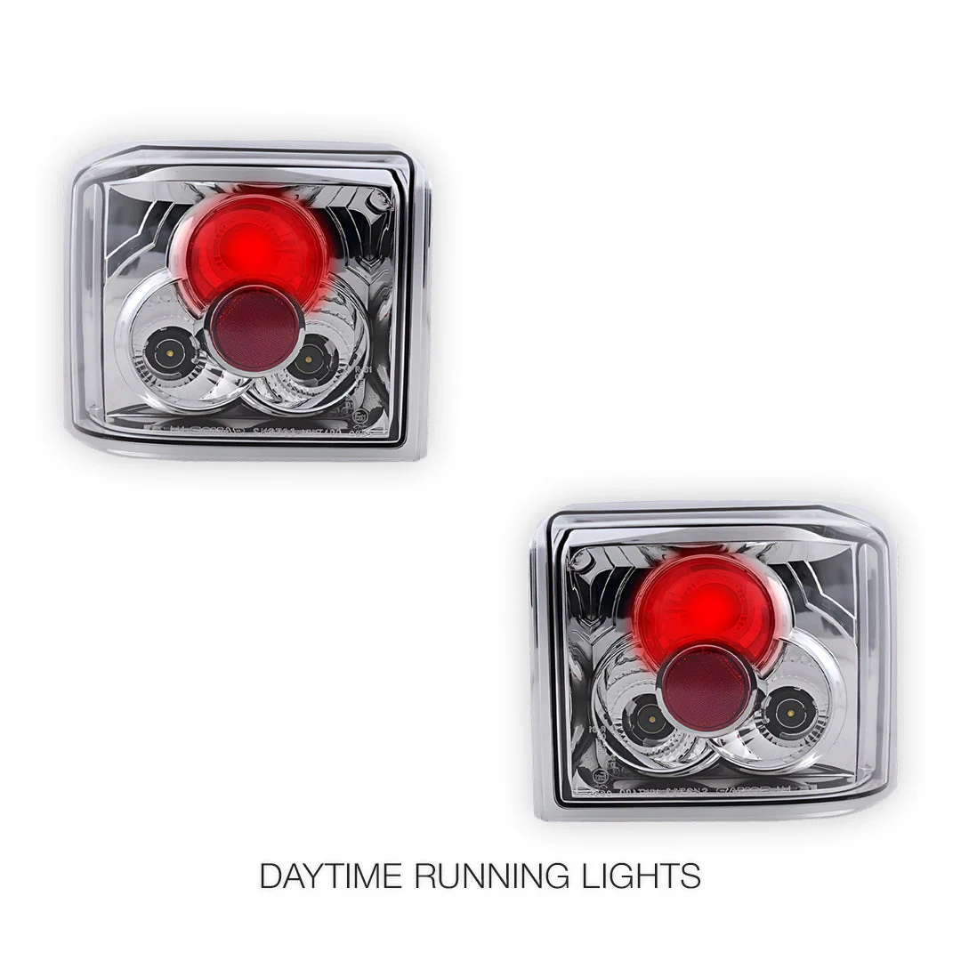 Volkswagen Transporter T4 (1993 - 2004) Crystal Clear Altezza Halogen Tail Lights LH + RH - Image 2