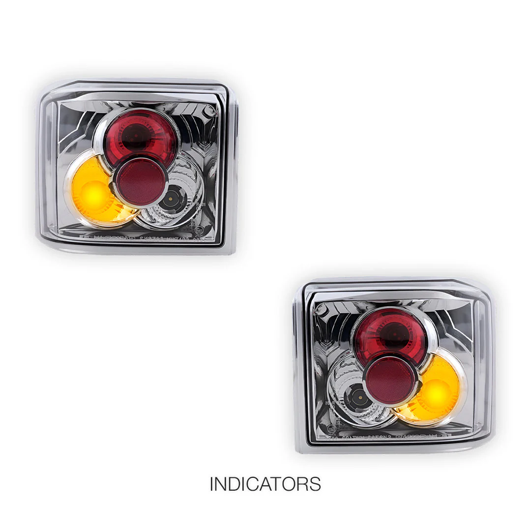 Volkswagen Transporter T4 (1993 - 2004) Crystal Clear Altezza Halogen Tail Lights LH + RH - Image 4