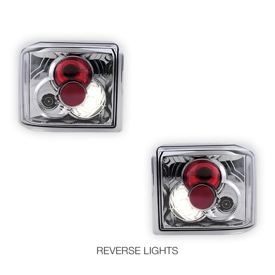 Volkswagen Transporter T4 (1993 - 2004) Crystal Clear Altezza Halogen Tail Lights LH + RH - Image 5