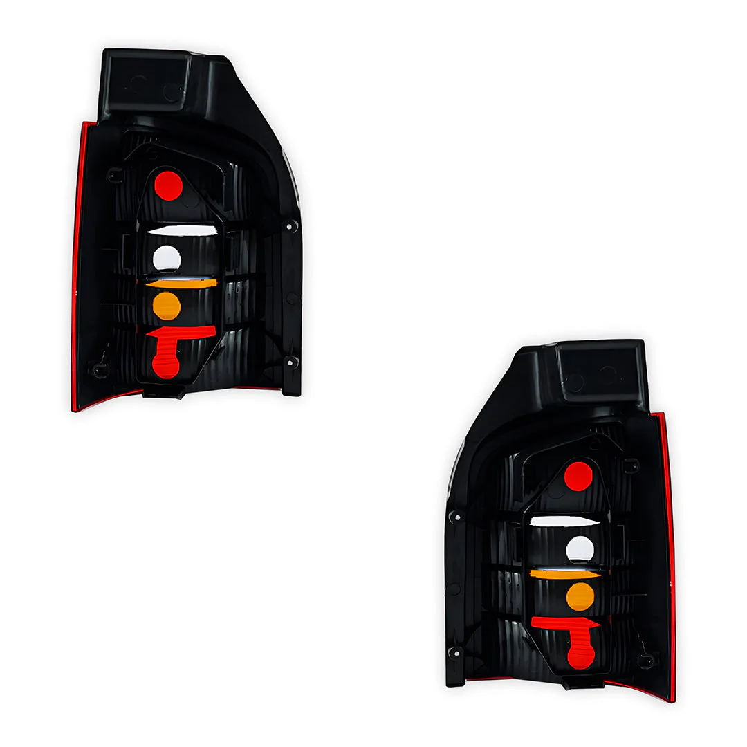 Volkswagen Transporter T5 (2004 - 2009) Tailgate Tail Lights LH + RH - Image 3